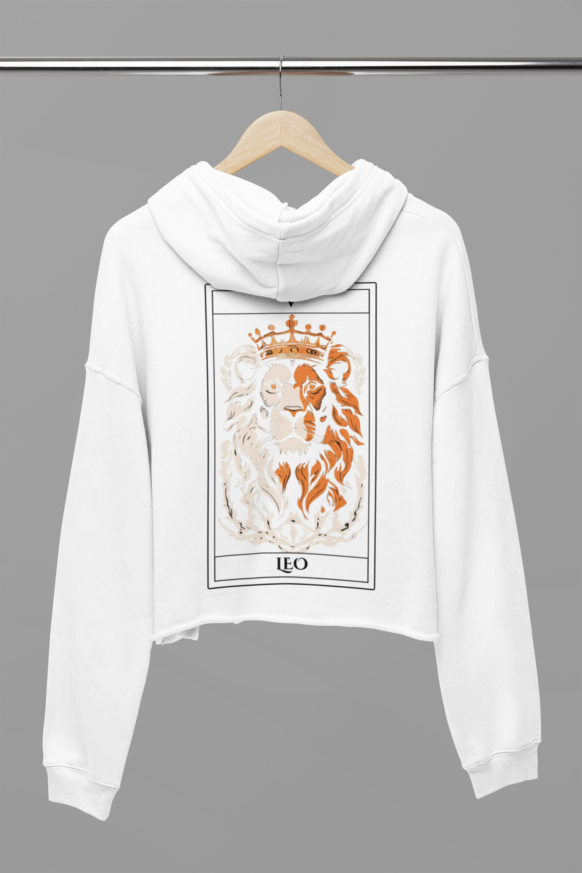 Astro Tarot Cropped Hoodie